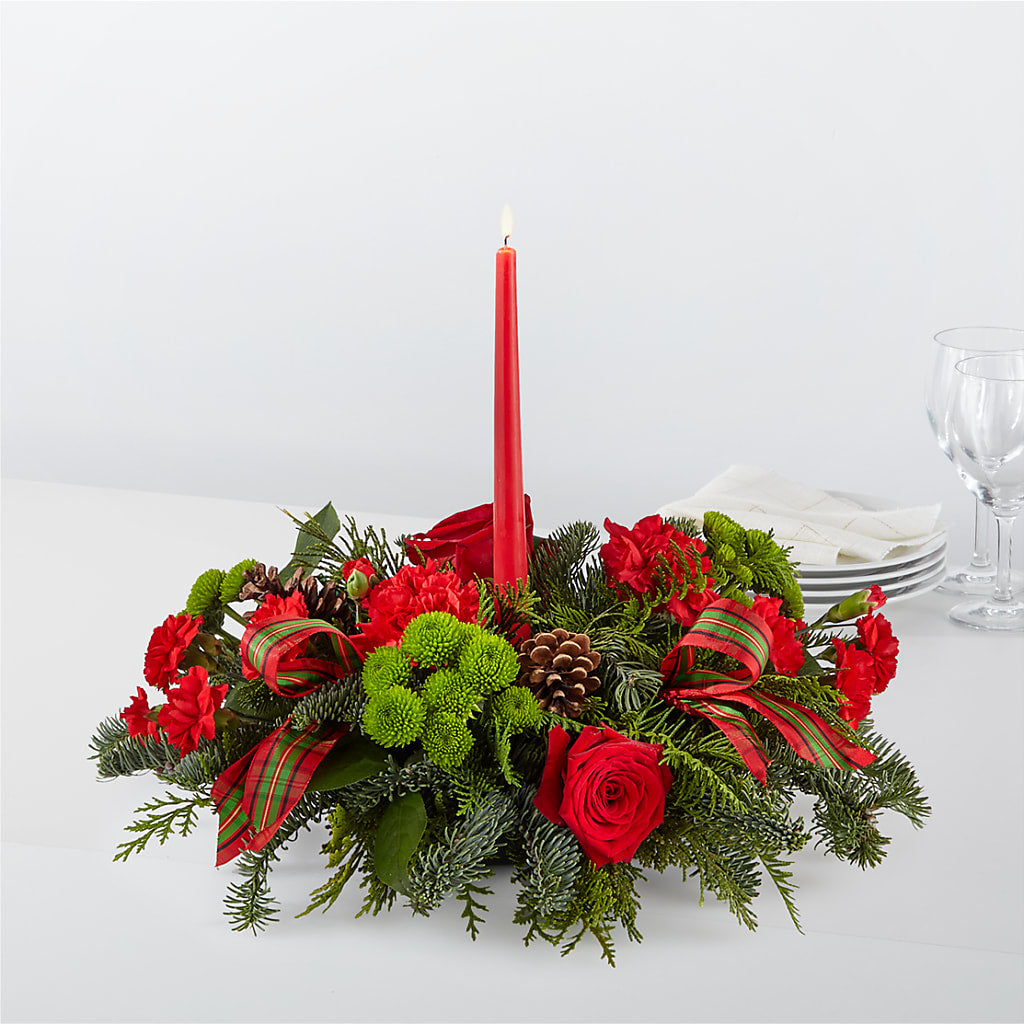 By the Candlelight Centerpiece – Mountain Florist, Clintwood VA