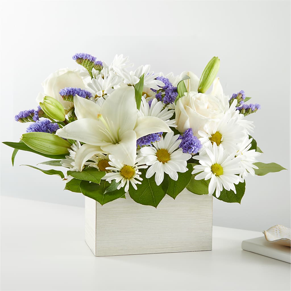 Beyond Blue Box Bouquet – Mountain Florist, Clintwood VA