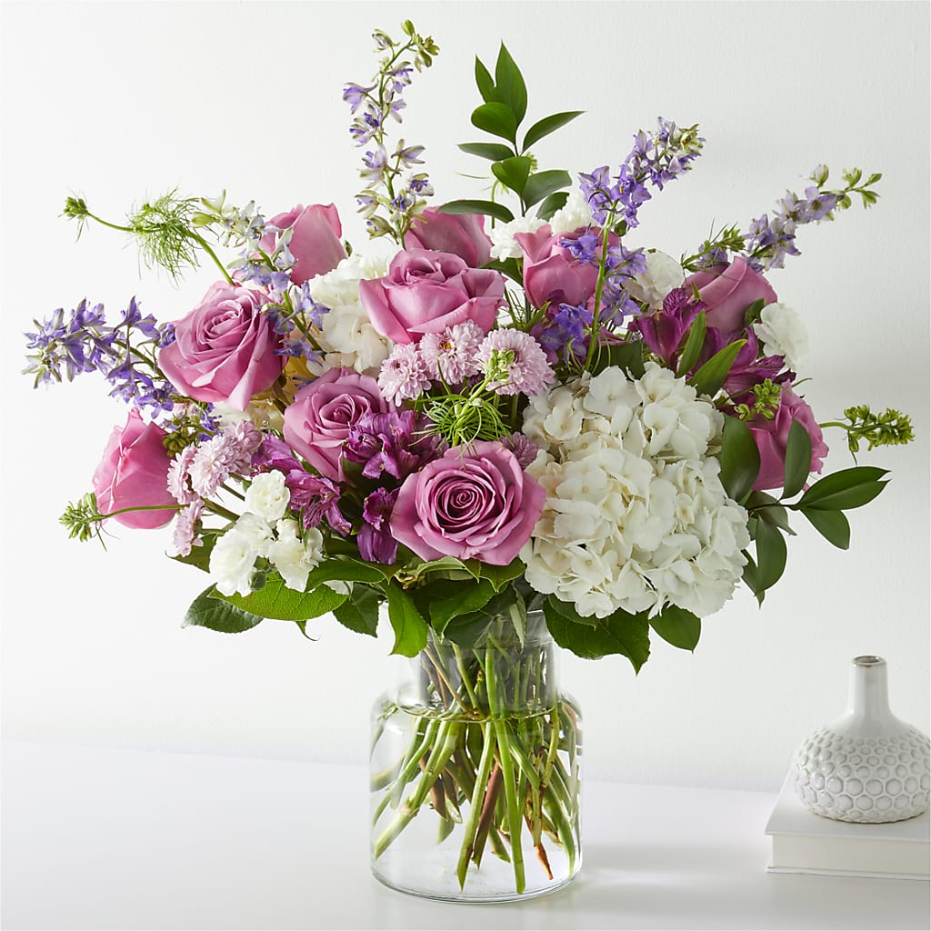 Violet Caress Bouquet – Mountain Florist, Clintwood VA