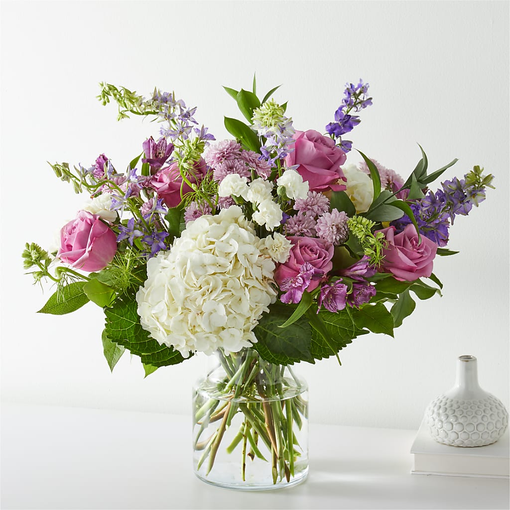 Violet Caress Bouquet – Mountain Florist, Clintwood VA