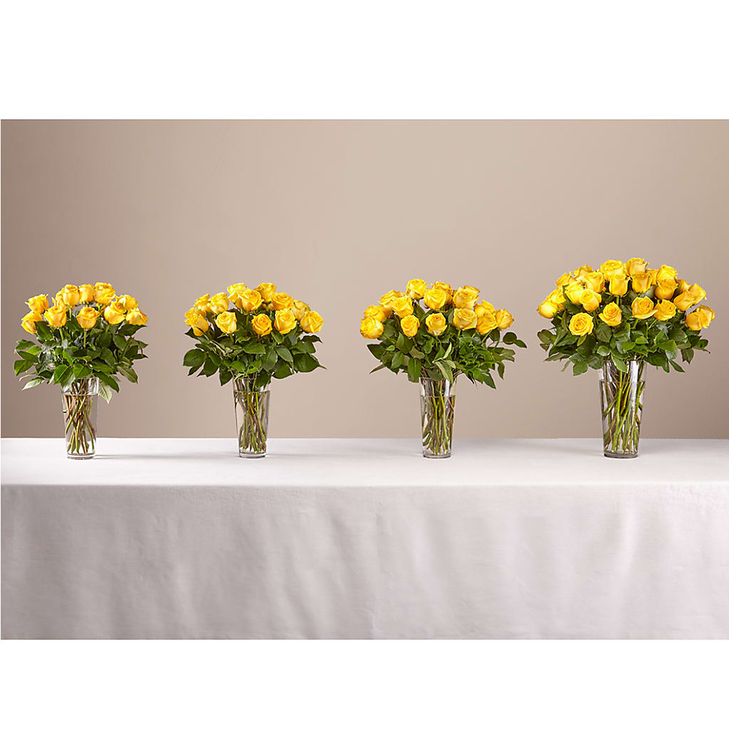 Long Stem Yellow Rose Bouquet – Mountain Florist, Clintwood VA