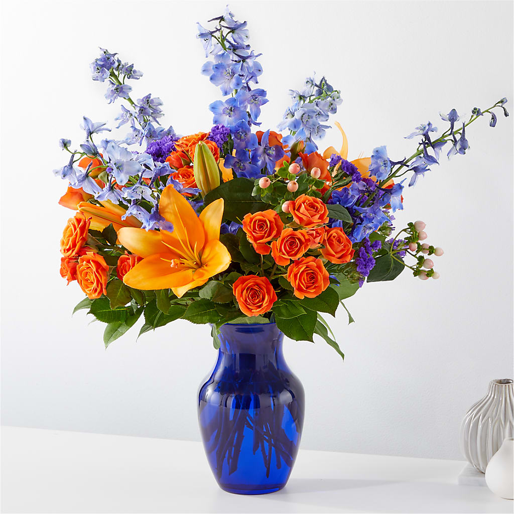 Radiant Citrus Bouquet – Mountain Florist, Clintwood VA