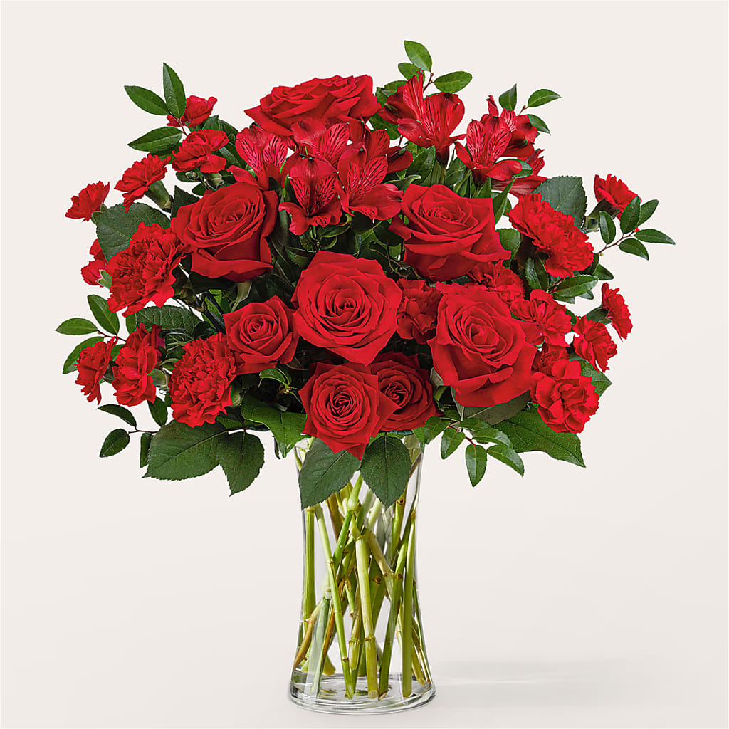 Brilliant Ruby Bouquet – Mountain Florist, Clintwood VA