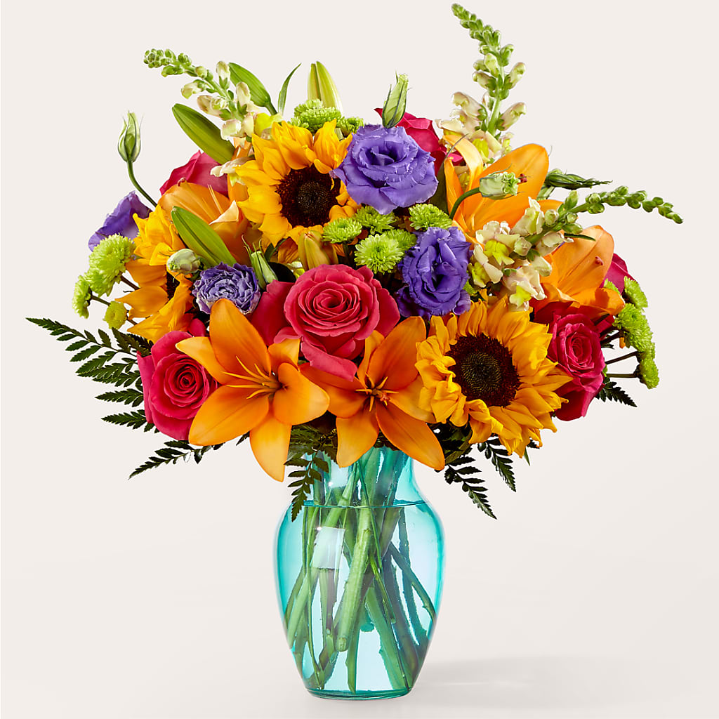 Double Rainbow Bouquet – Mountain Florist, Clintwood VA