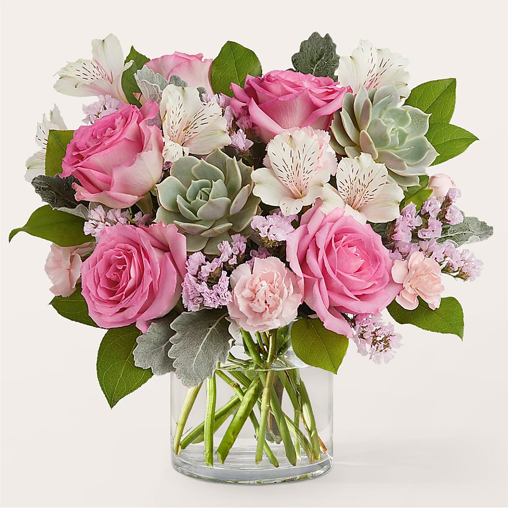 Dusty Rose Bouquet – Mountain Florist, Clintwood VA