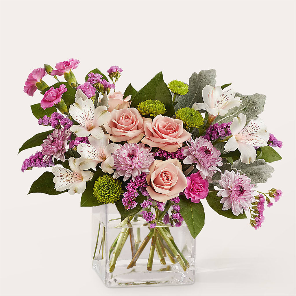 Pink Suede Bouquet – Mountain Florist, Clintwood VA