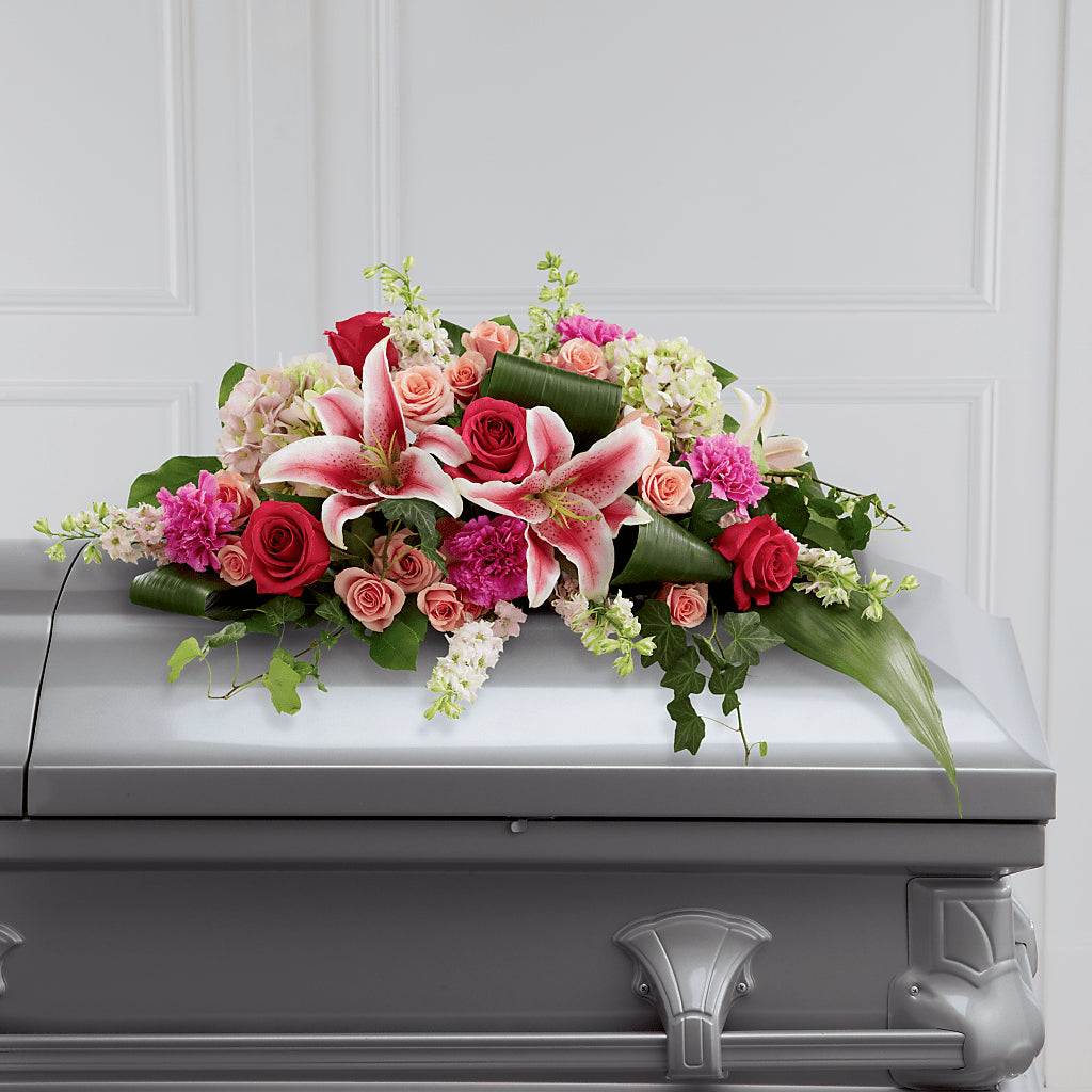 Splendid Grace Casket Spray – Mountain Florist, Clintwood VA