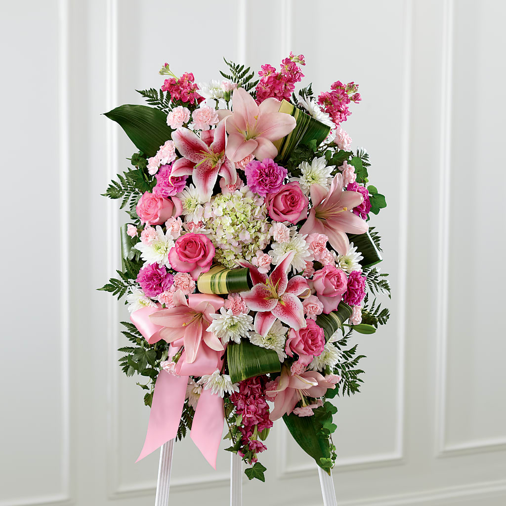 Comforting Standing Spray – Mountain Florist, Clintwood VA