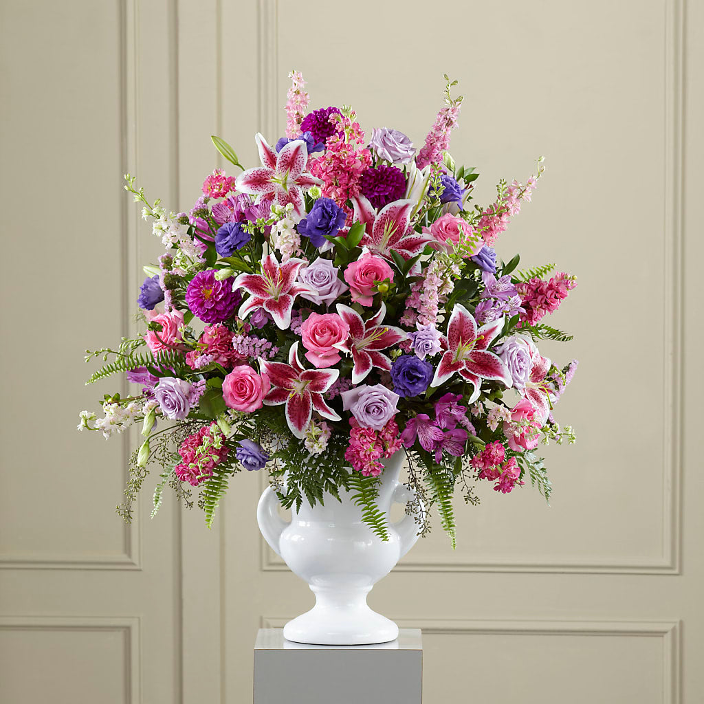 Peaceful Tribute Arrangement – Mountain Florist, Clintwood VA