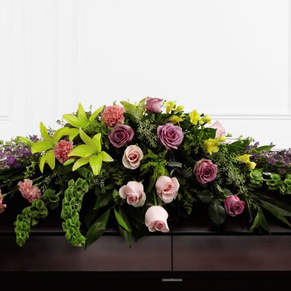 Forever Beloved Casket Spray – Mountain Florist, Clintwood VA