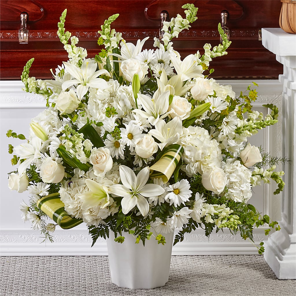 Thoughts of Tranquility Floor Basket – Mountain Florist, Clintwood VA