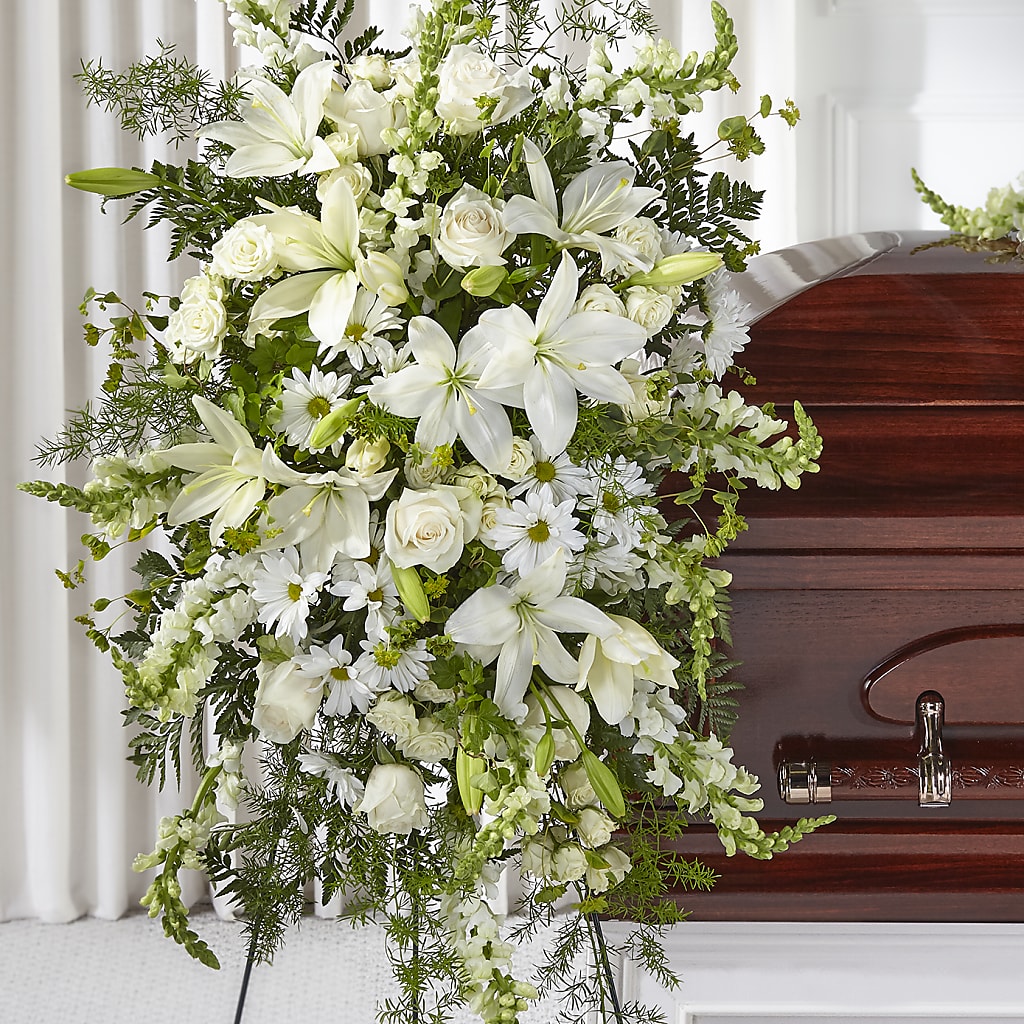 Loving Thoughts Standing Spray – Mountain Florist, Clintwood VA