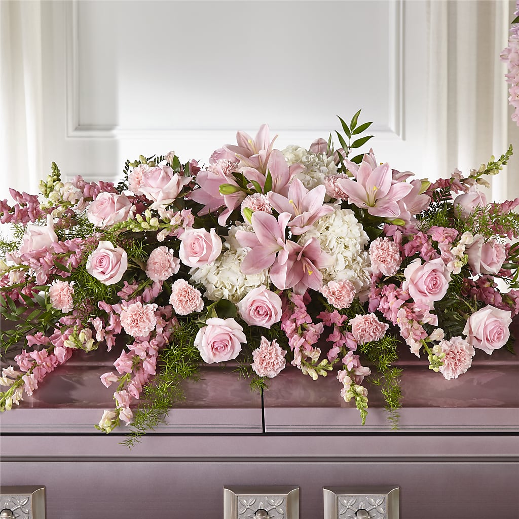 Life & Remembrance Casket Spray – Mountain Florist, Clintwood VA