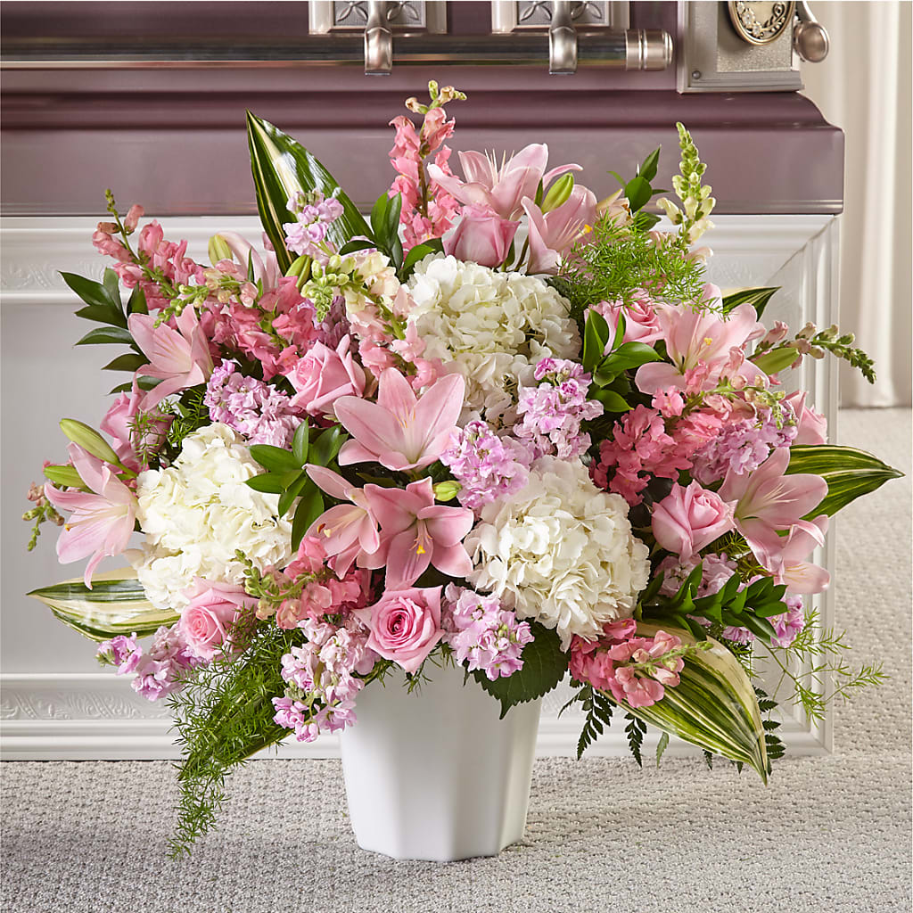Simply Serene Floor Basket – Mountain Florist, Clintwood VA
