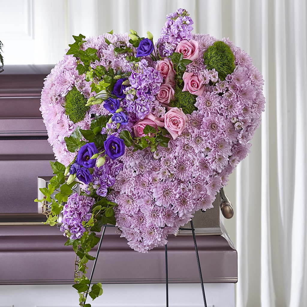 Treasured Love Standing Heart – Mountain Florist, Clintwood VA