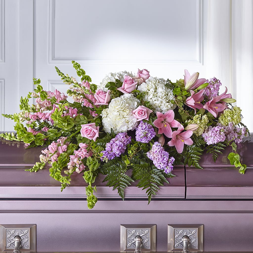 Life's Gratitude Casket Spray – Mountain Florist, Clintwood VA