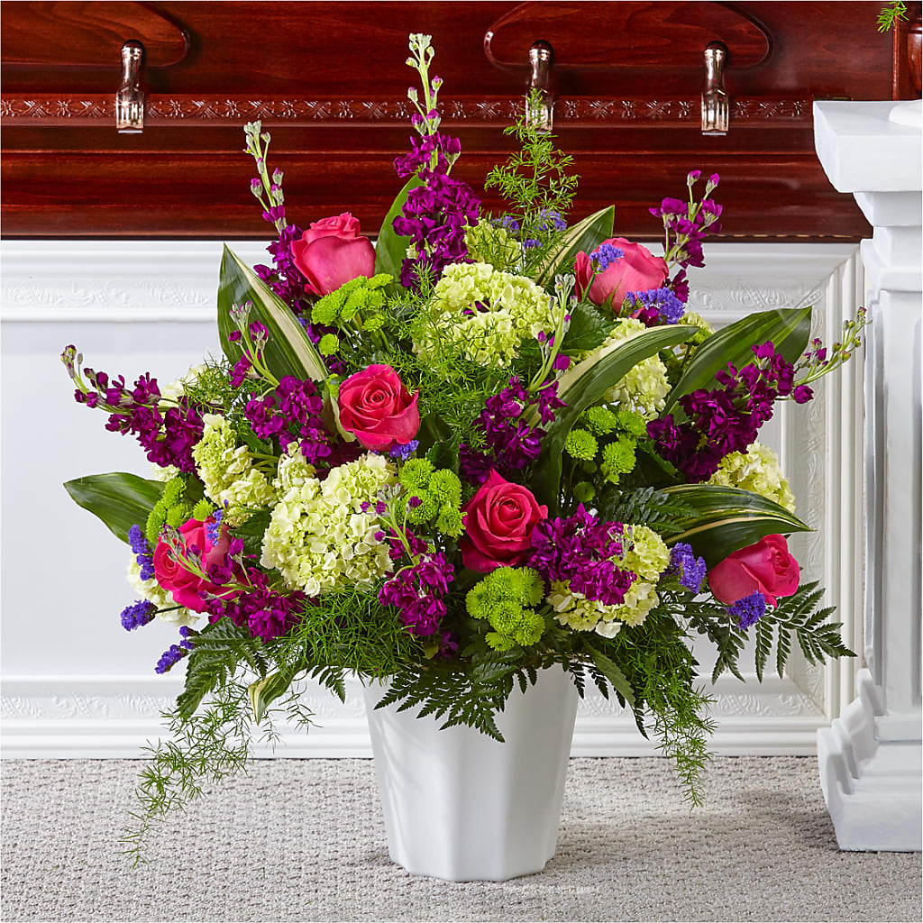 Beautiful Horizons Floor Basket – Mountain Florist, Clintwood VA