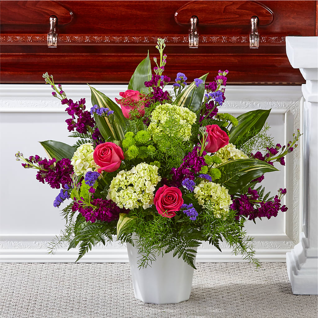 Beautiful Horizons Floor Basket – Mountain Florist, Clintwood VA