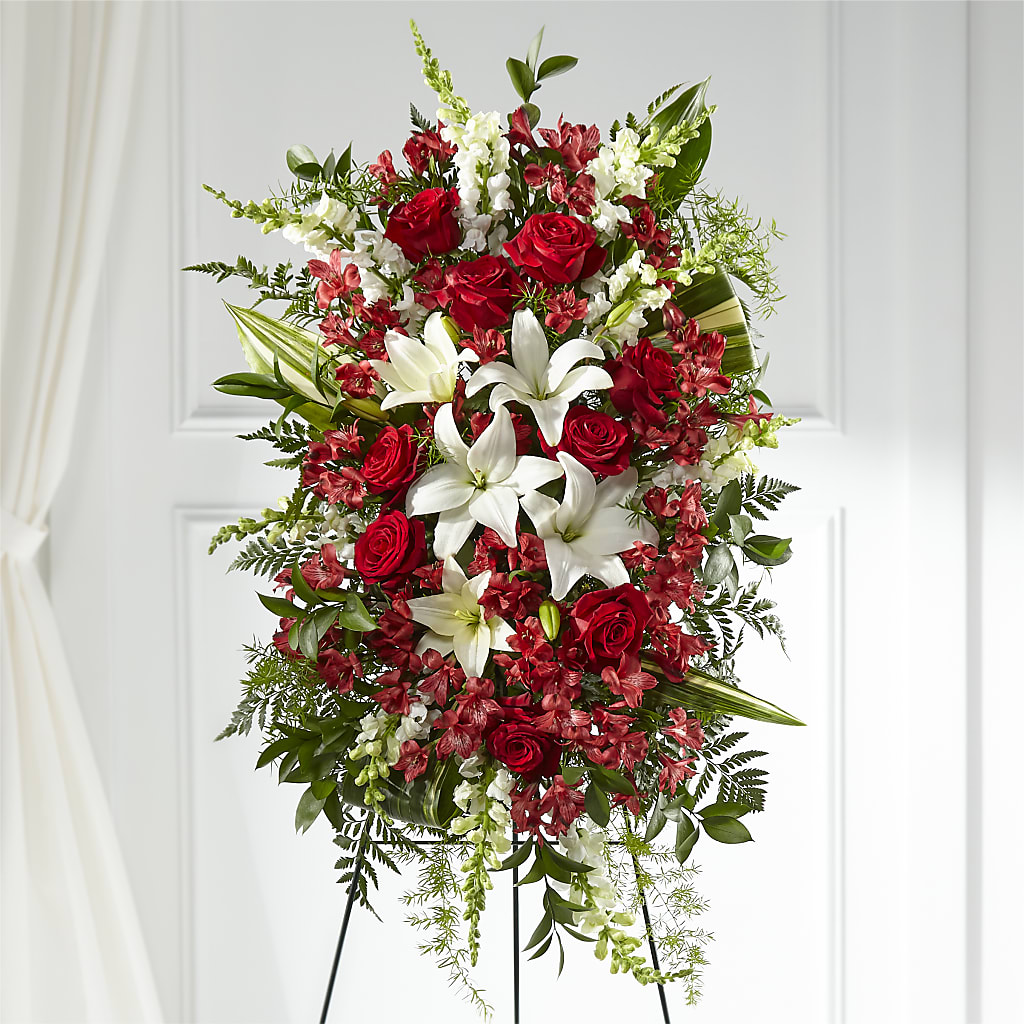 Everlasting Memory Standing Spray – Mountain Florist, Clintwood VA