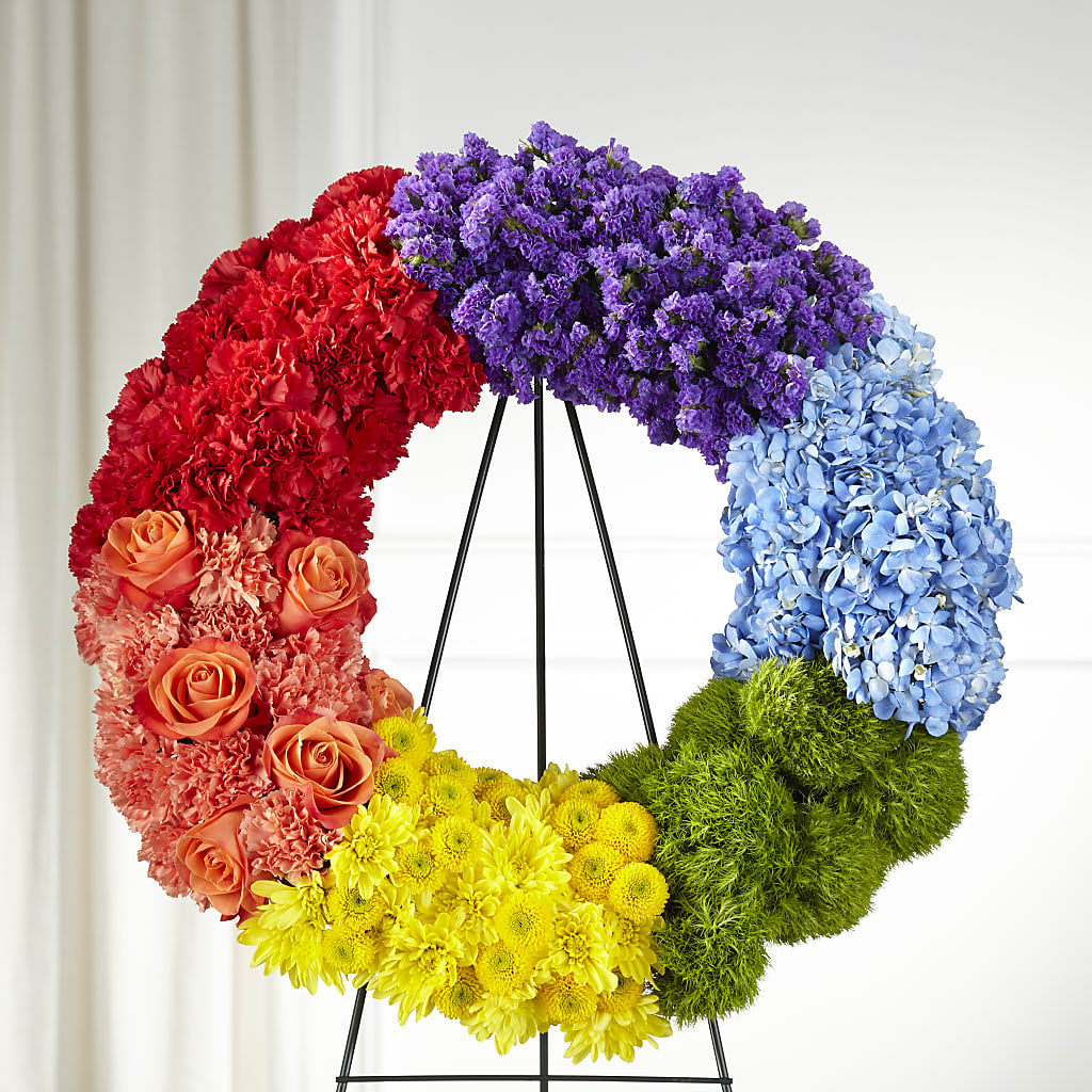 Circle of Love Wreath – Mountain Florist, Clintwood VA
