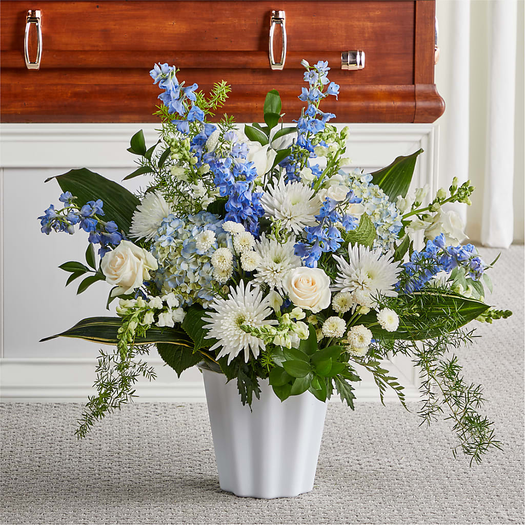 Everlasting Memories Floor Basket – Mountain Florist, Clintwood VA