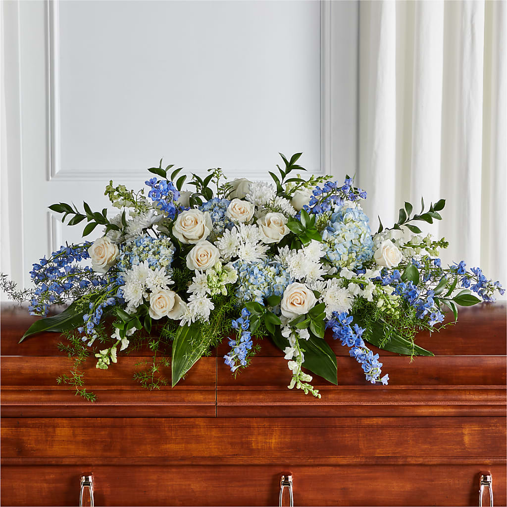 Timeless Essence Casket Spray – Mountain Florist, Clintwood VA