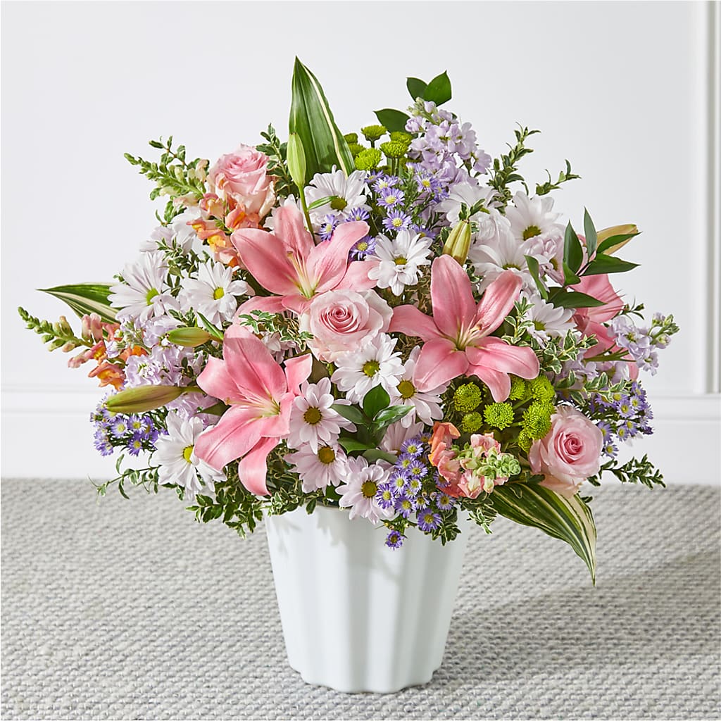 Abundant Compassion Floor Basket – Mountain Florist, Clintwood VA
