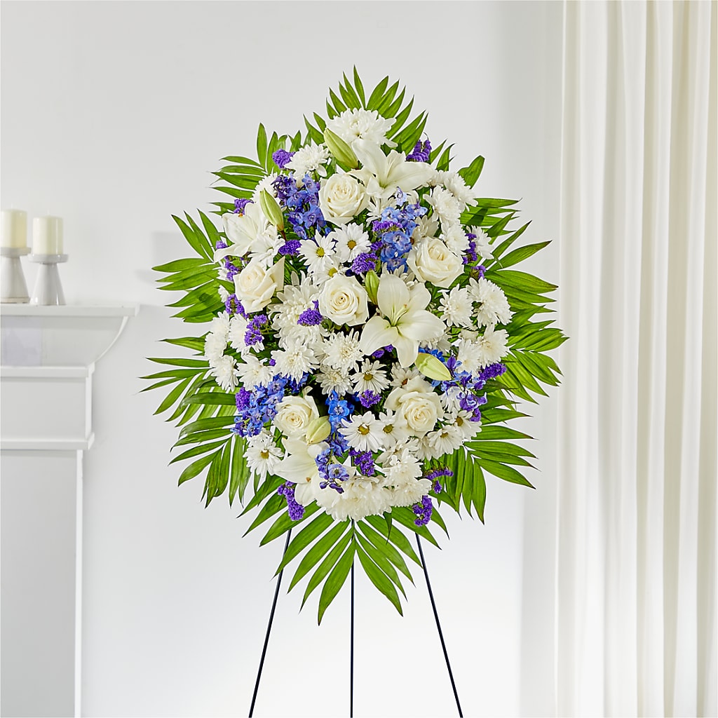 At Rest Standing Spray – Mountain Florist, Clintwood VA