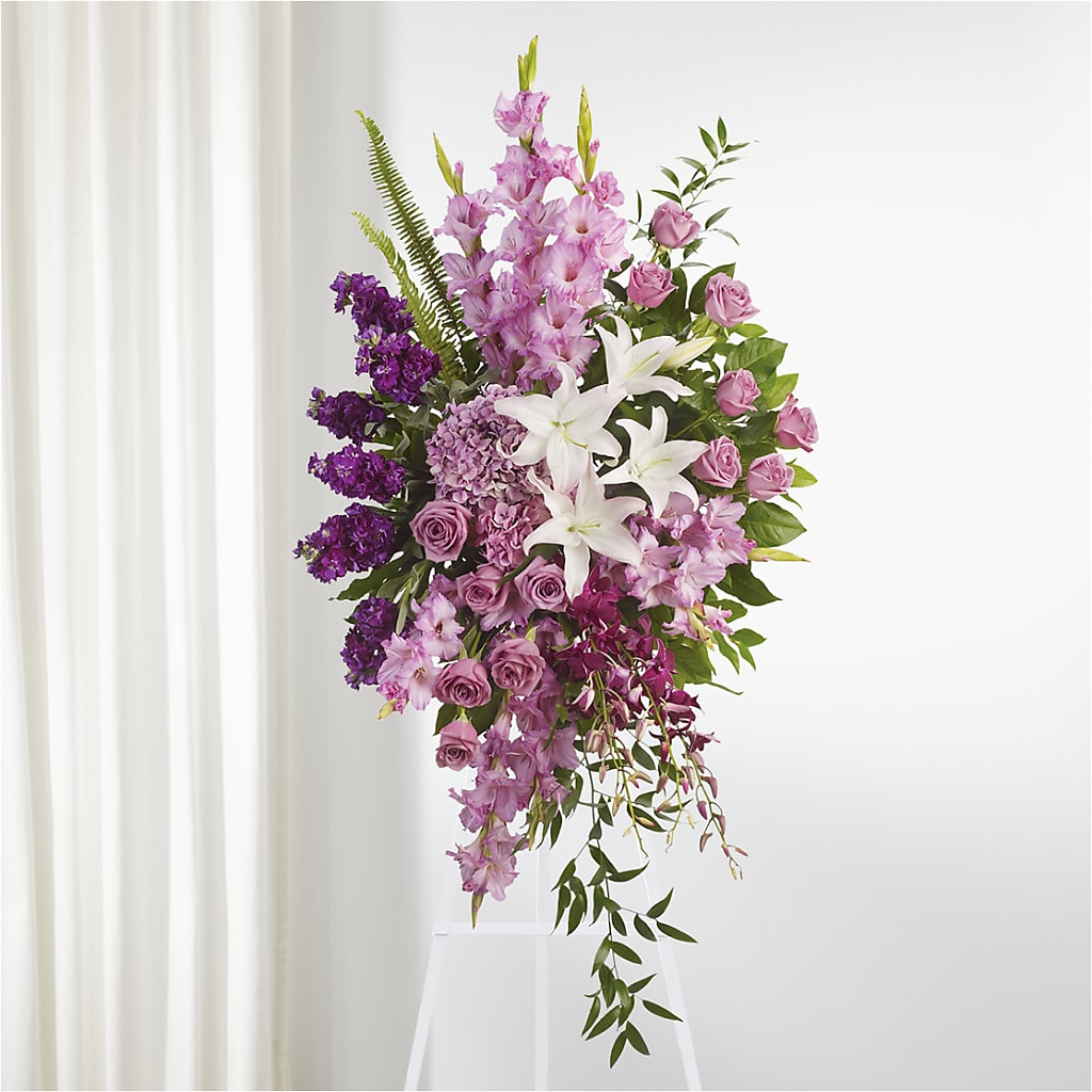 Never Alone Standing Spray – Mountain Florist, Clintwood VA