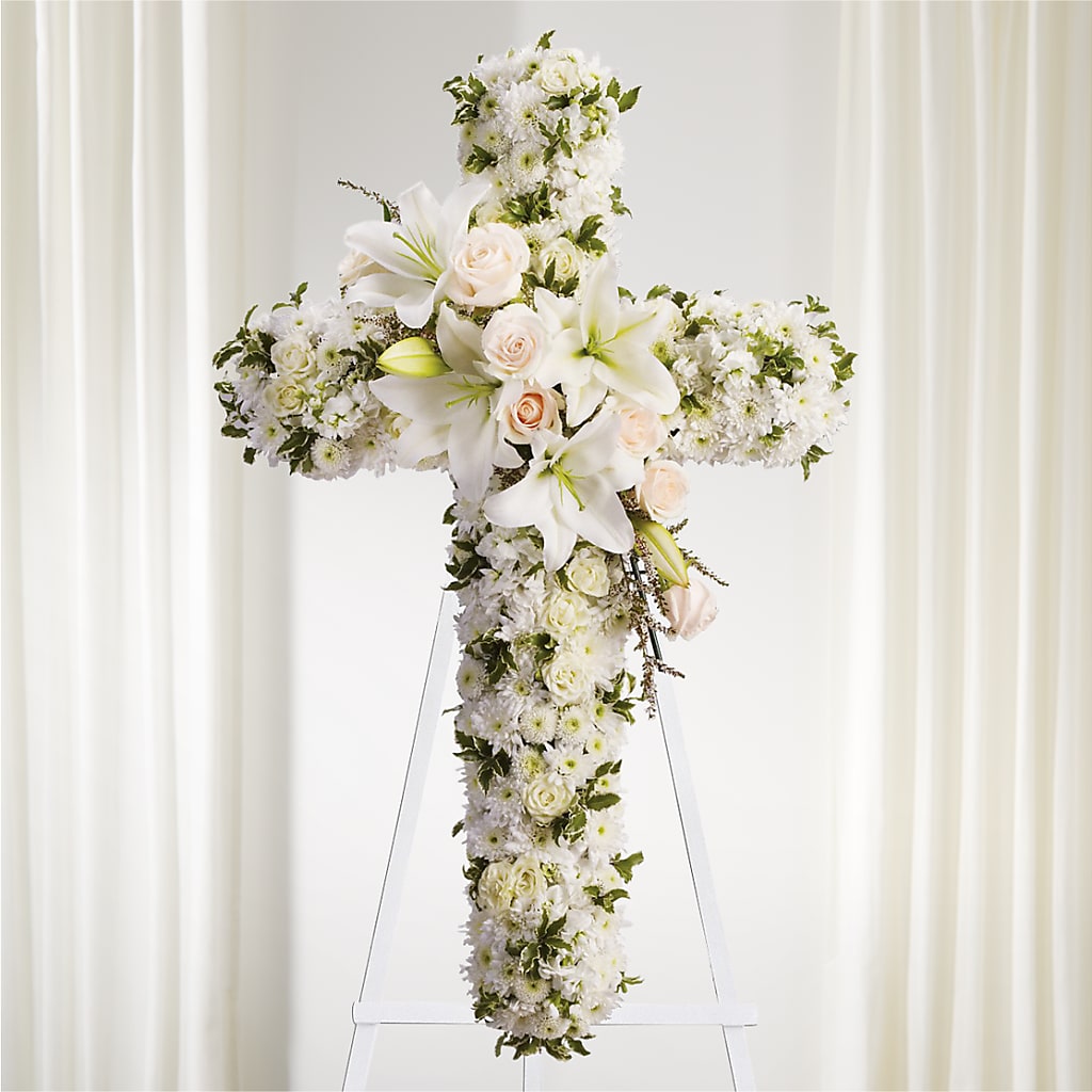 Spiritual Guidance Standing Spray – Mountain Florist, Clintwood VA