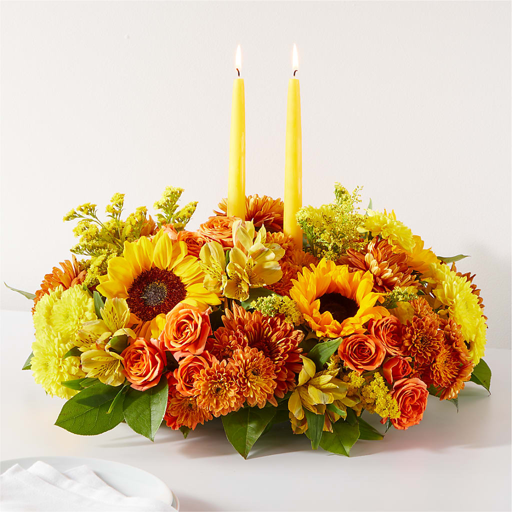 Autumn Harmony Centerpiece – Mountain Florist, Clintwood VA