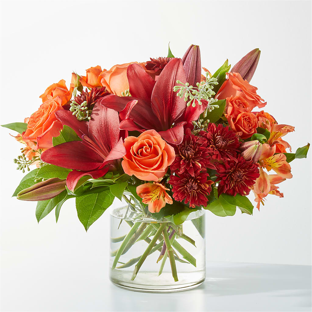 Crimson Leaves Bouquet – Mountain Florist, Clintwood VA