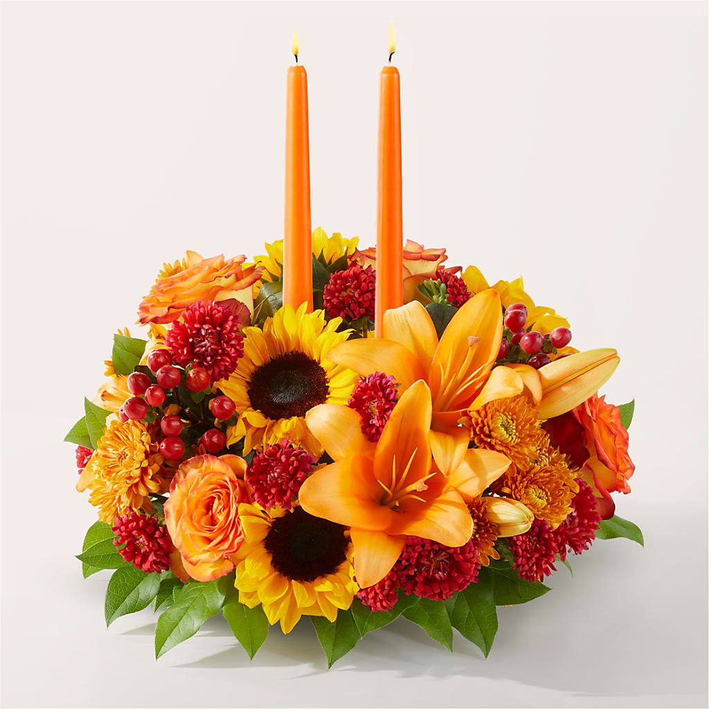 Grateful Centerpiece – Mountain Florist, Clintwood VA