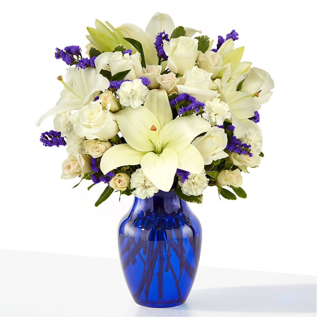 Sapphire Rush Bouquet – Mountain Florist, Clintwood VA
