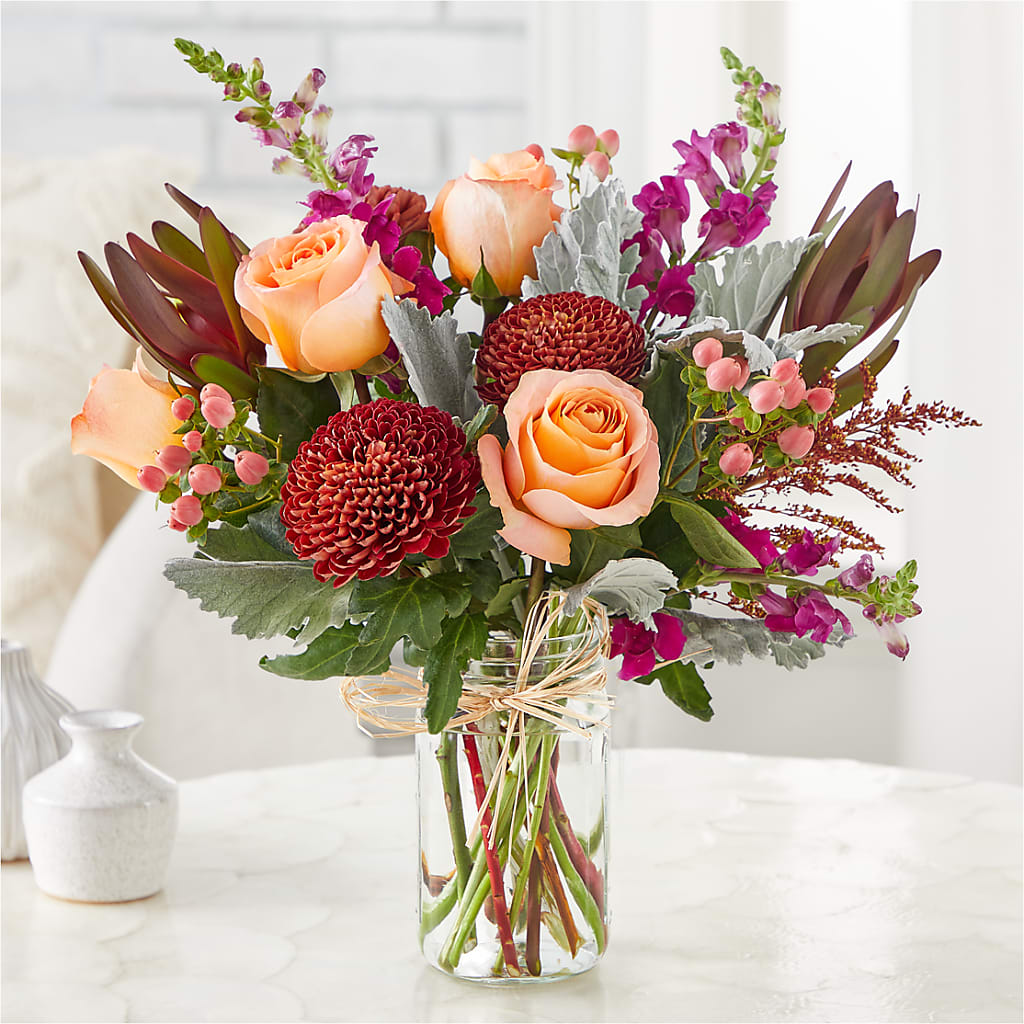 Moody Hues Bouquet – Mountain Florist, Clintwood VA