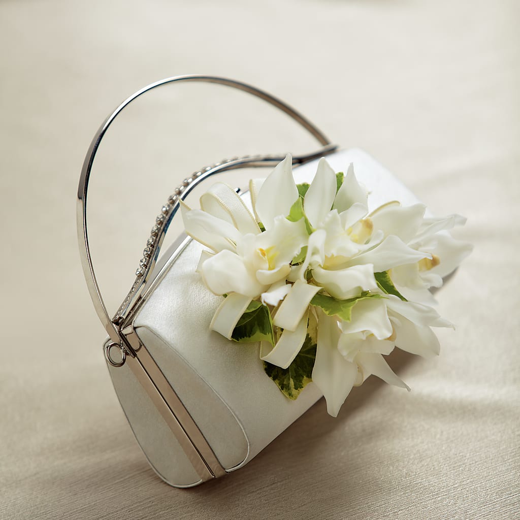 White Purse Decor – Mountain Florist, Clintwood VA
