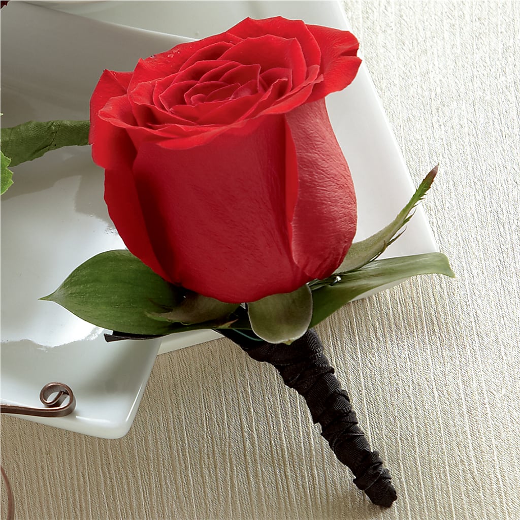 Red Rose Boutonniere – Mountain Florist, Clintwood VA