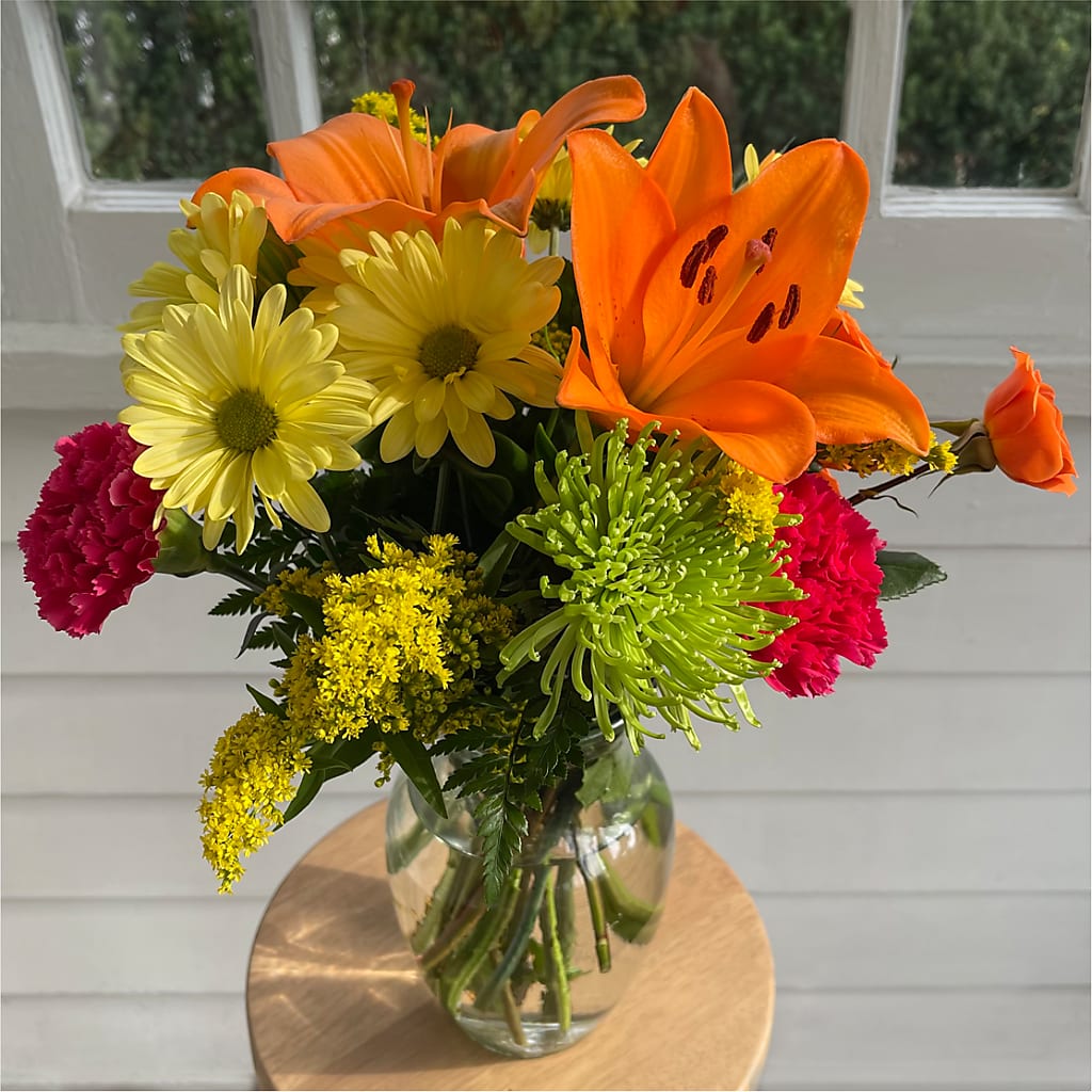 Bold & Bright – A Florist Original –  Mountain Florist, Clintwood VA
