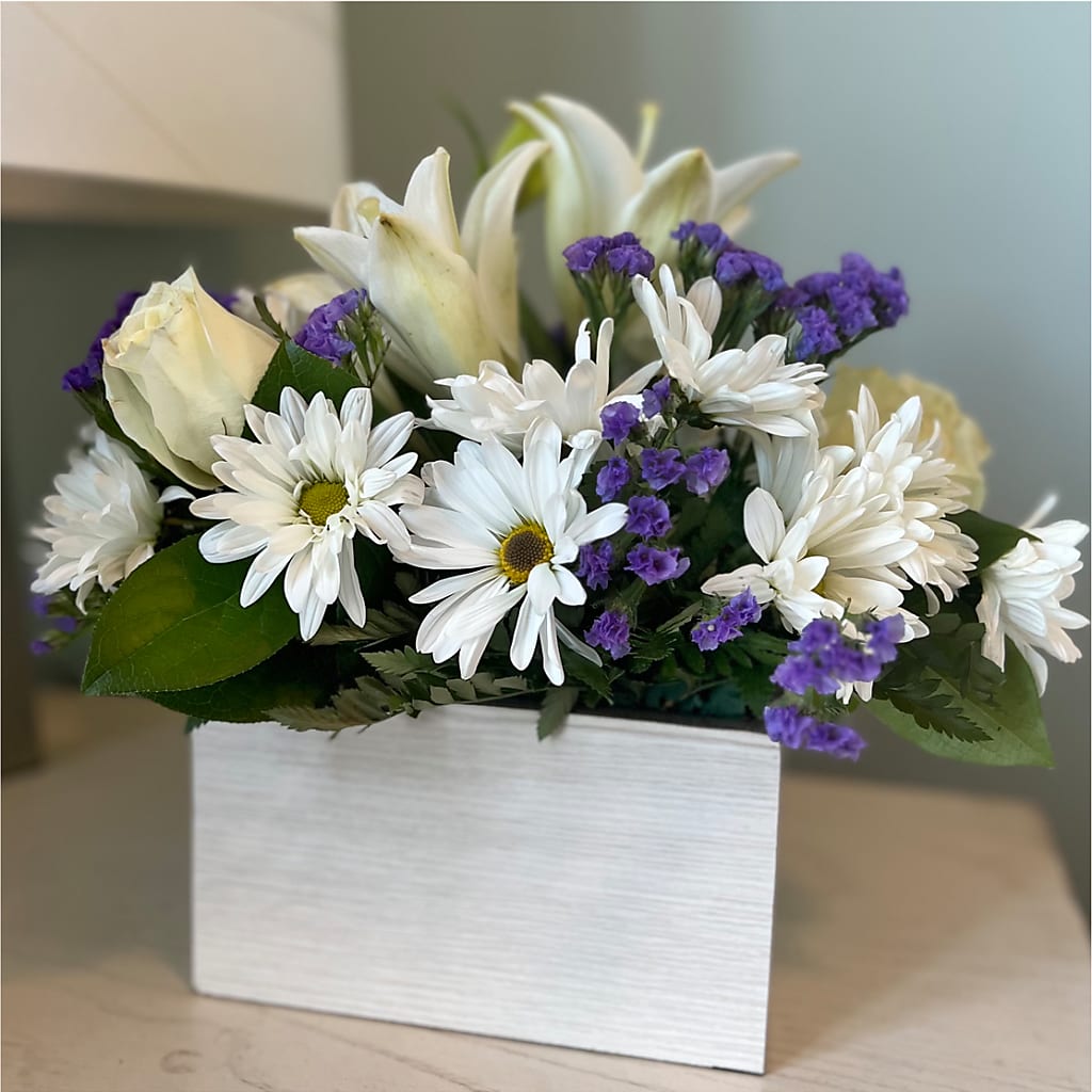 Beyond Blue Box Bouquet –  Mountain Florist, Clintwood VA