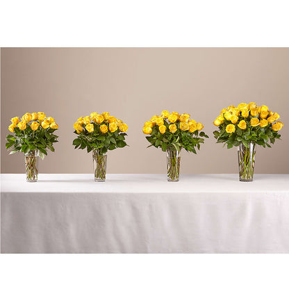 Long Stem Yellow Rose Bouquet –  Mountain Florist, Clintwood VA