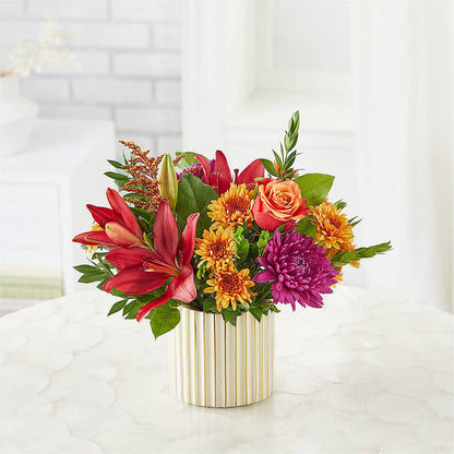 Burgundy Landscape Bouquet –  Mountain Florist, Clintwood VA