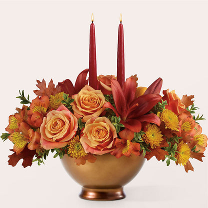Harvest Table Centerpiece –  Mountain Florist, Clintwood VA