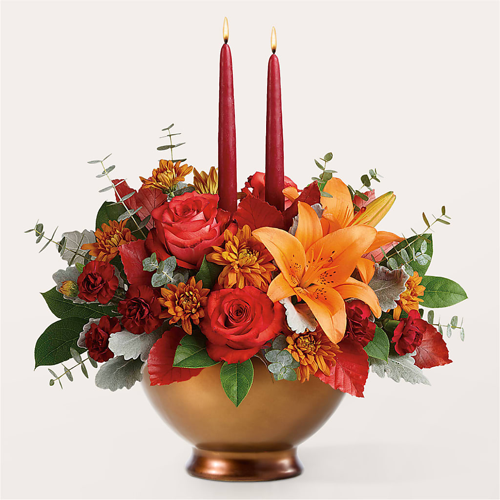 Fruits of Fall Centerpiece –  Mountain Florist, Clintwood VA