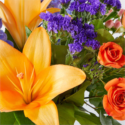 Radiant Citrus Bouquet –  Mountain Florist, Clintwood VA