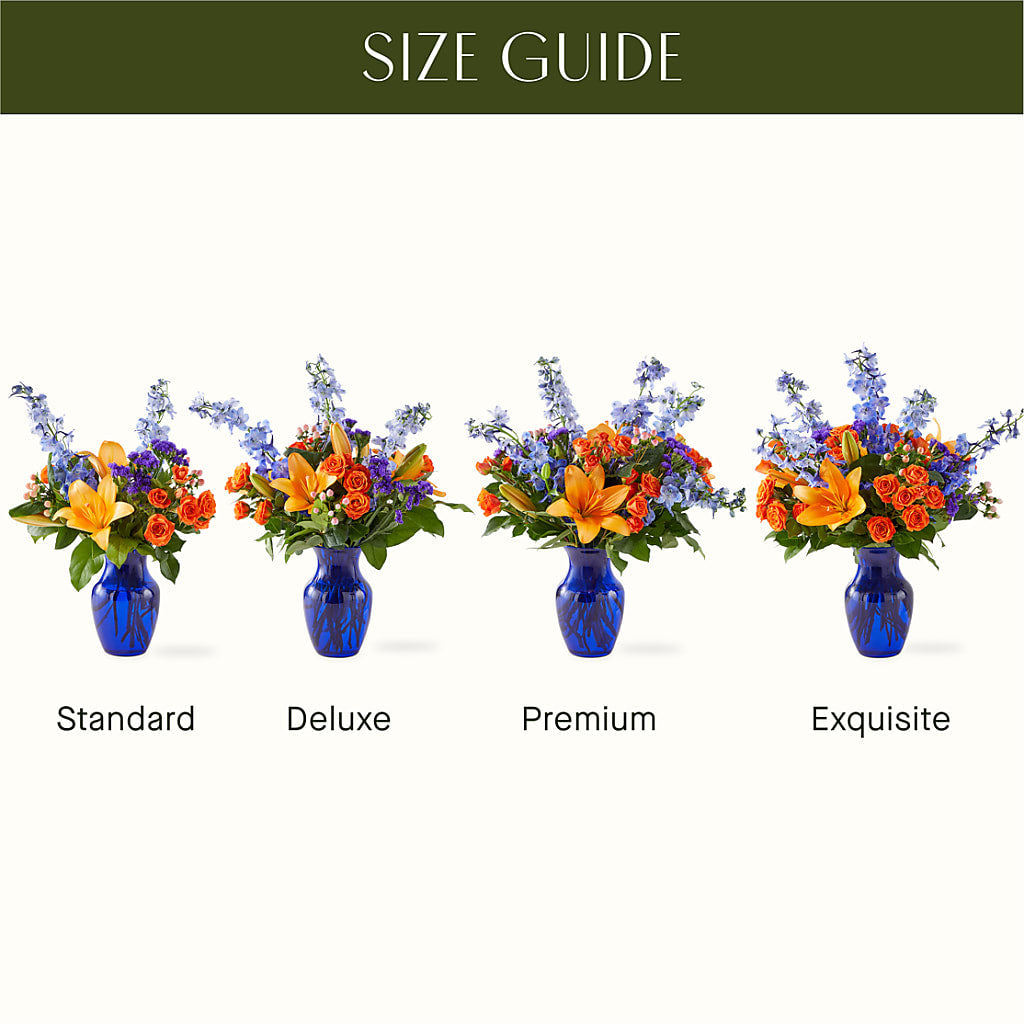 Radiant Citrus Bouquet –  Mountain Florist, Clintwood VA