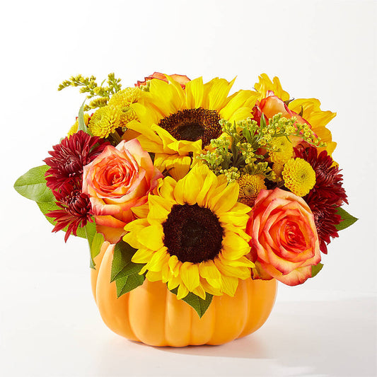 Golden Gourd Pumpkin Bouquet –  Mountain Florist, Clintwood VA