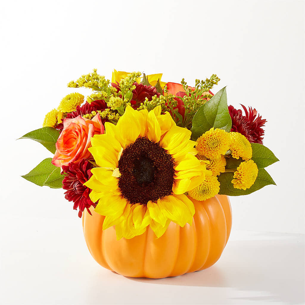 Golden Gourd Pumpkin Bouquet –  Mountain Florist, Clintwood VA