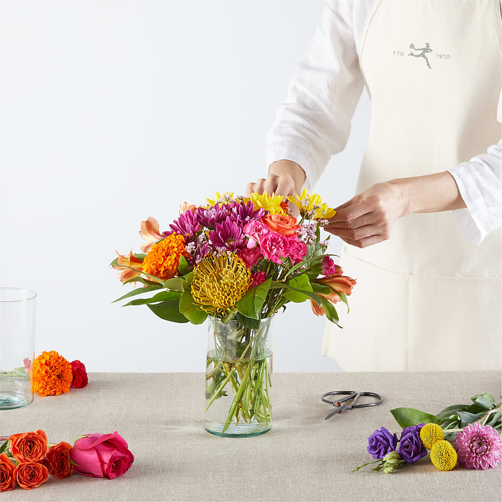 Feast of Color – A Florist Original –  Mountain Florist, Clintwood VA