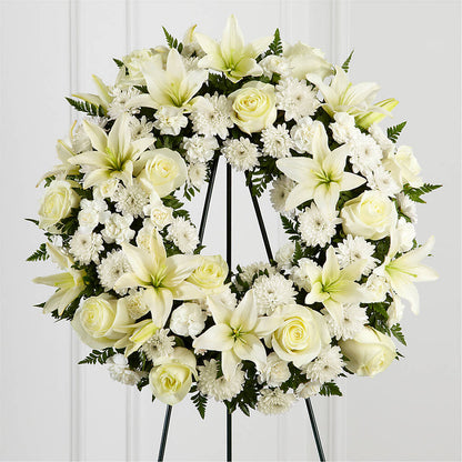 Treasured Tribute Wreath –  Mountain Florist, Clintwood VA