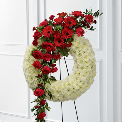 Graceful Tribute Wreath –  Mountain Florist, Clintwood VA